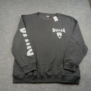 Ouija Sweatshirt Mens 3XL Gray Graphic Board Crewneck Pullover Fleece Halloween